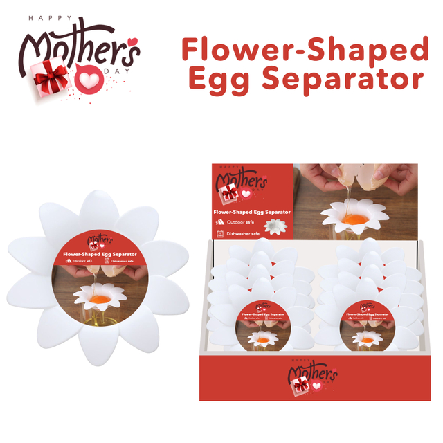 Flower-shaped Egg Separator Reusable Egg Separator Tool