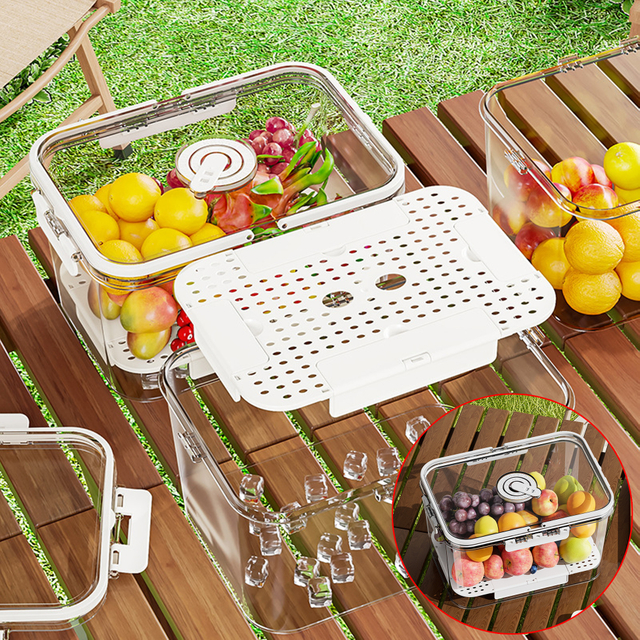 Portable Fruit Lunch Box for Camping & Picnics