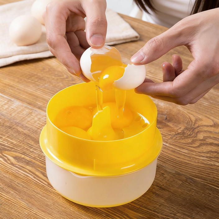 Egg Yolk Separator with Container