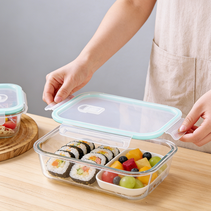 Glass Food Storage Containers with Lids