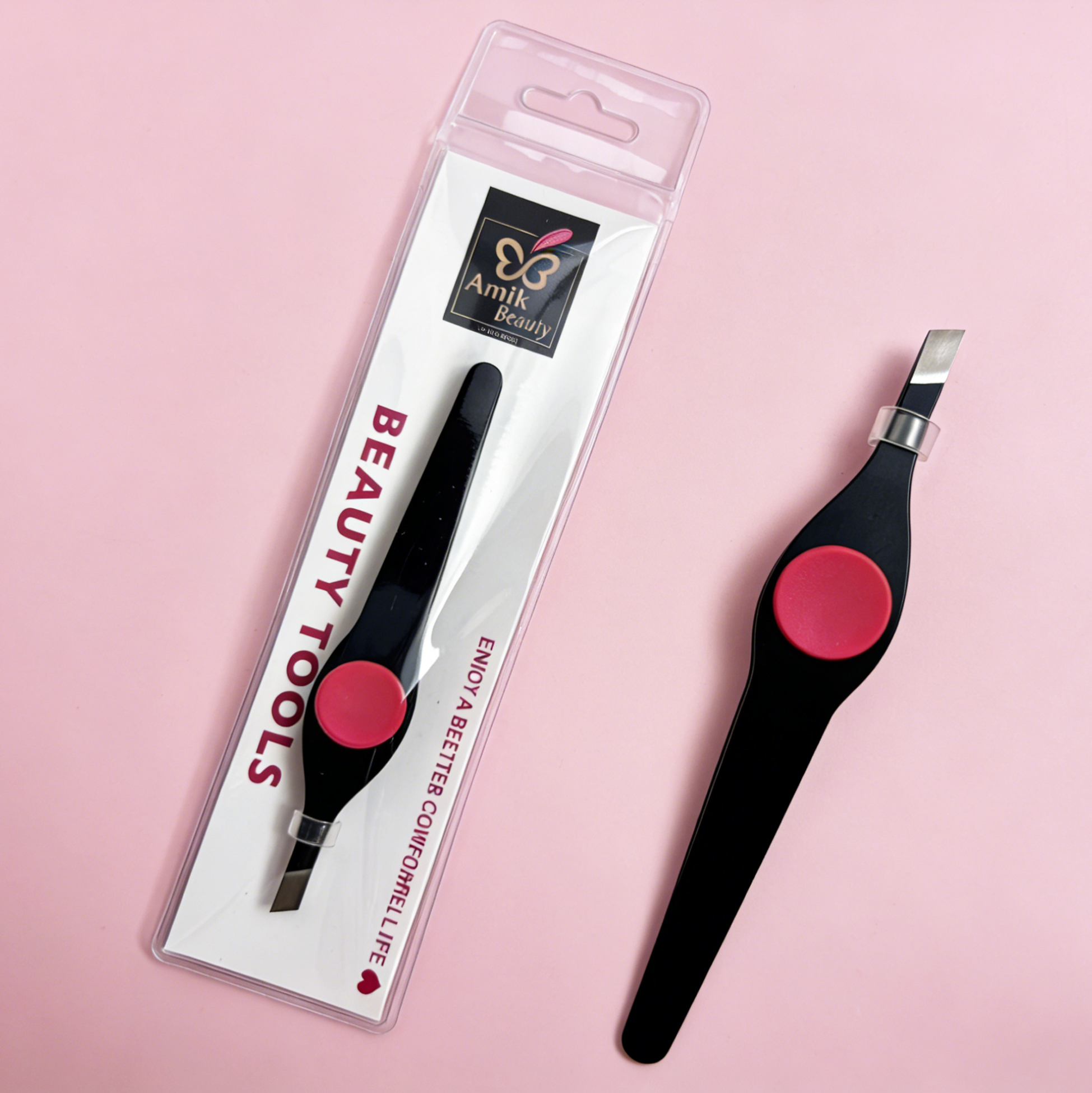 Slant Tip Eyebrow Tweezer