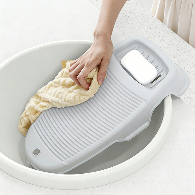 Portable Plastic Washboard for Laundry