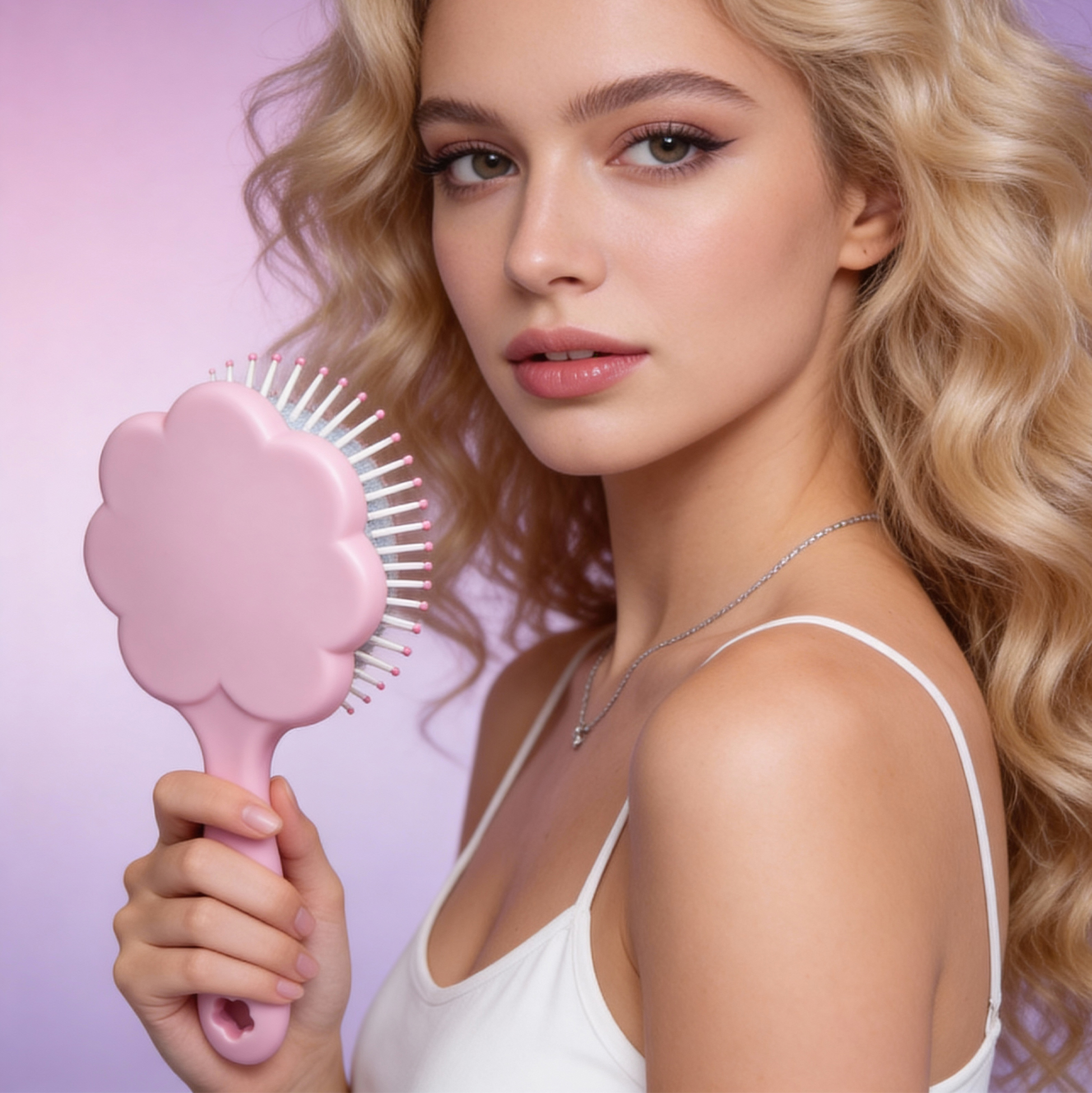 Set of 6 Blue & Pink Beauty Accessory Set