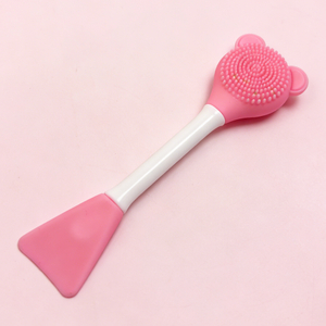 Cute Bear Ear Silicone Face Mask Brush