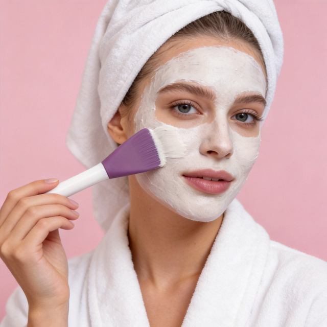 Dual-Ended Silicone Face Mask Brush