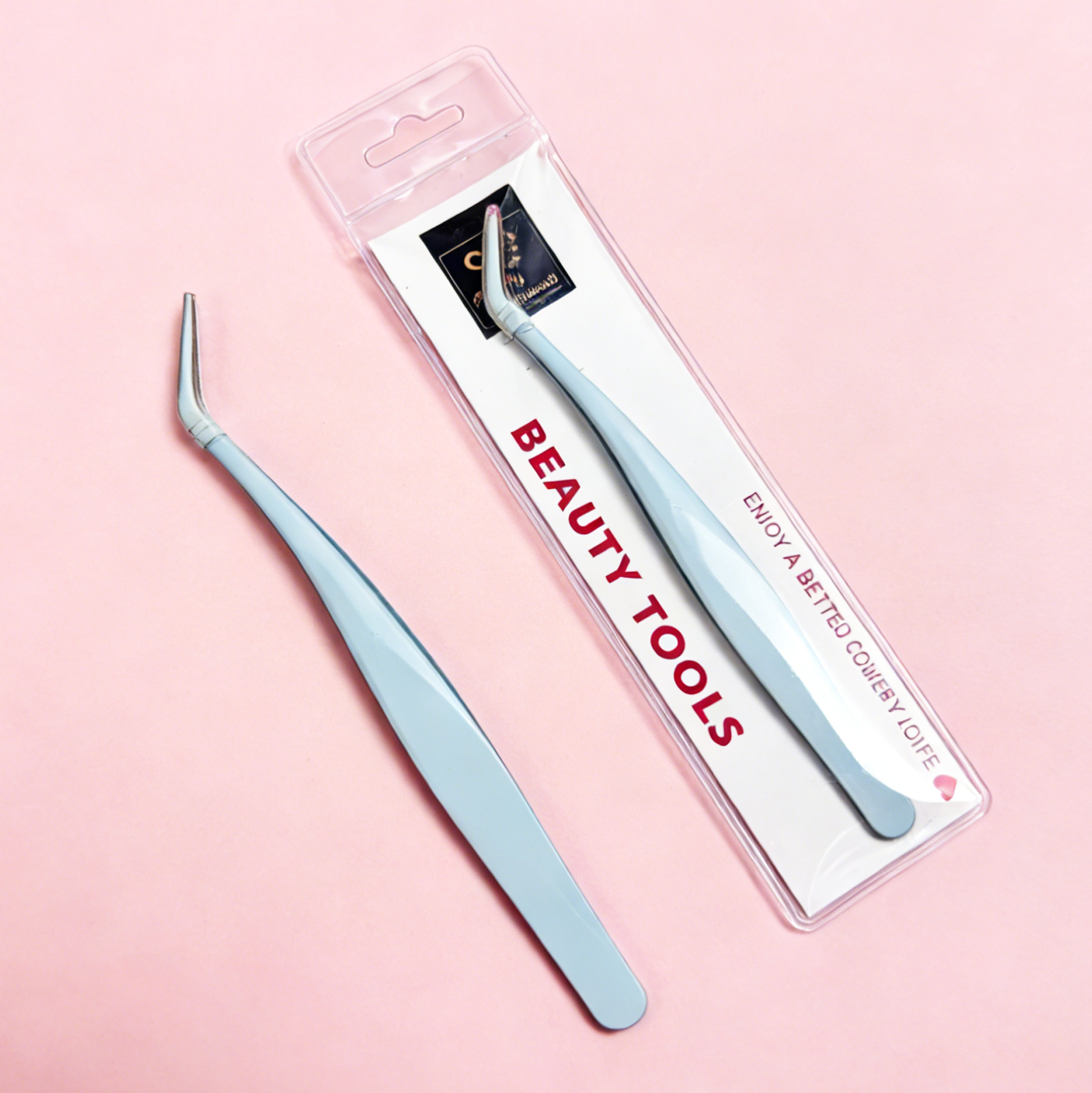 Curved Tip Eyelash Tweezer