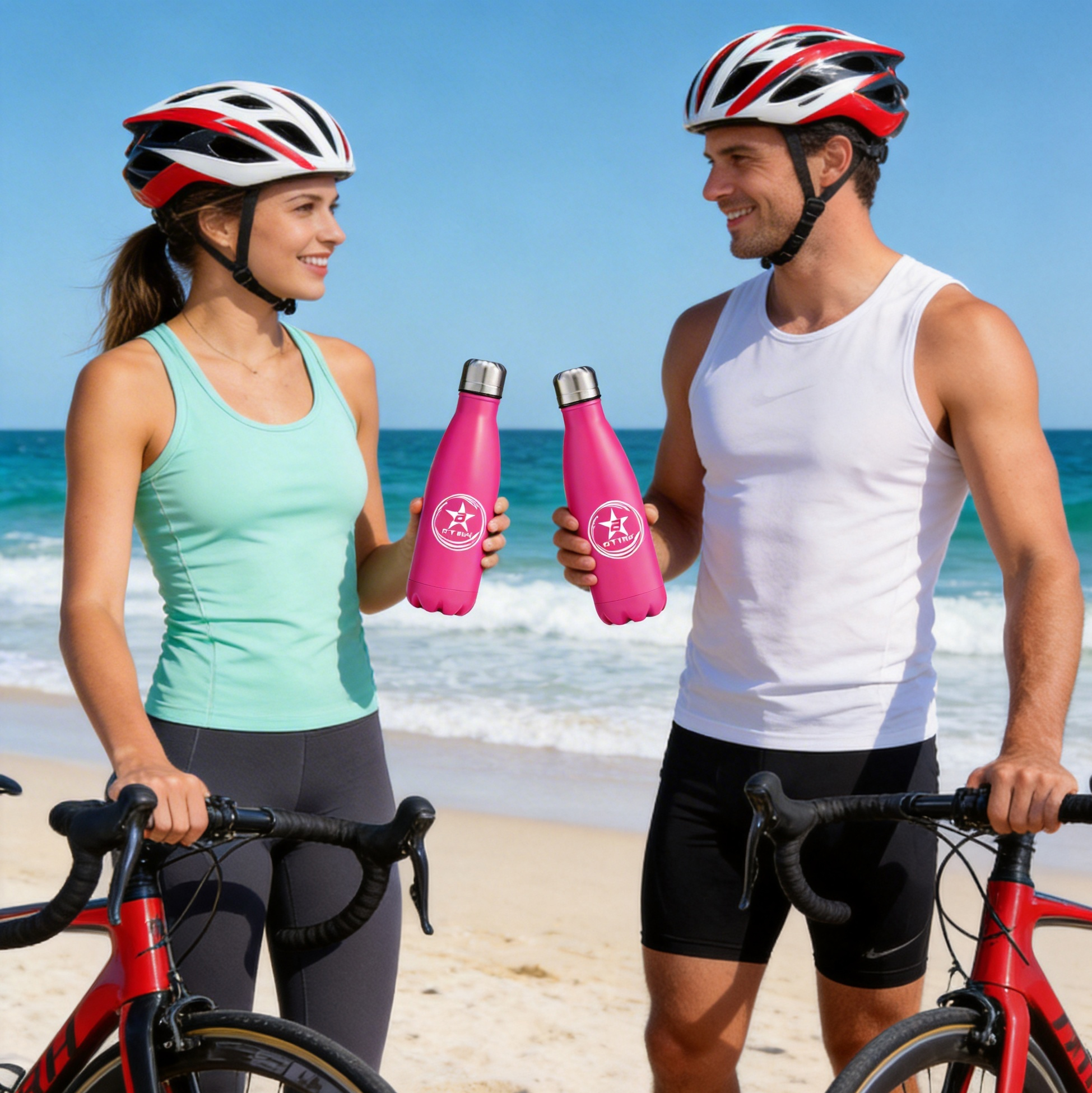 ATRIH 500ml Stainless Steel Insulated Water Bottle