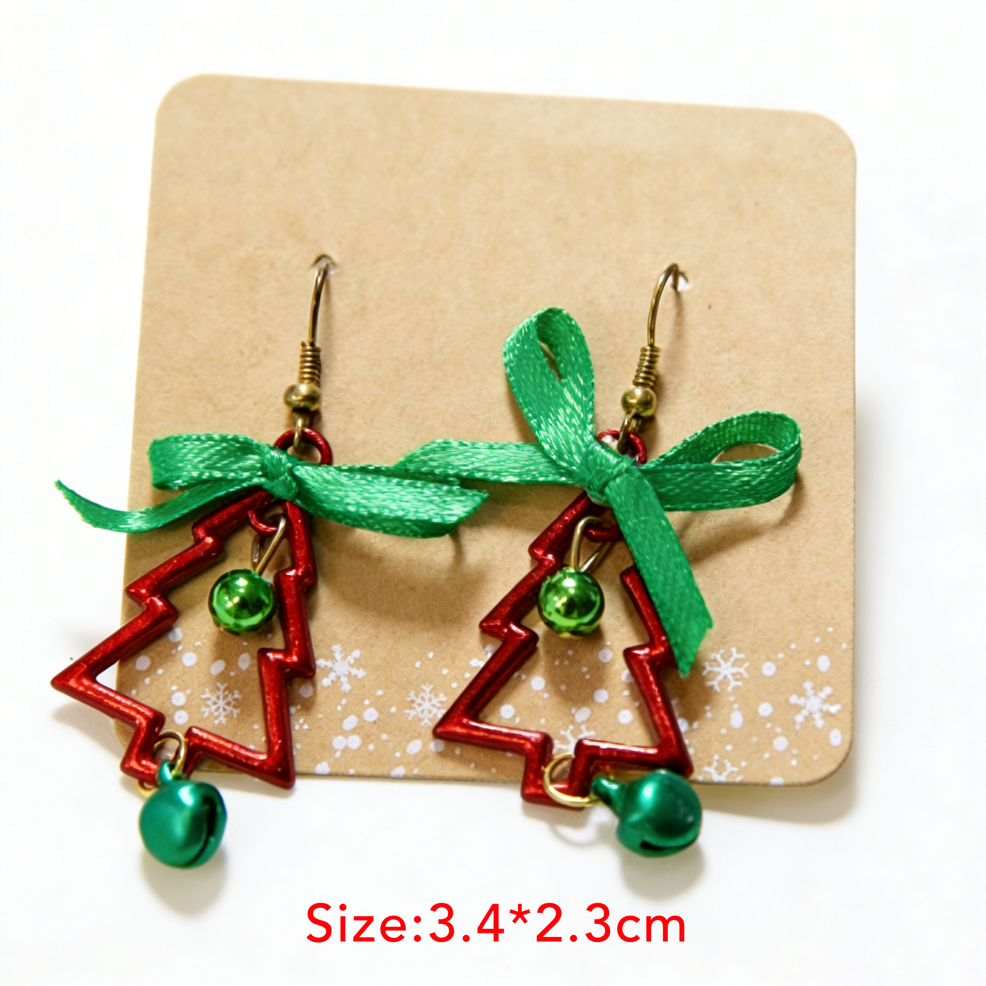 Christmas Tree Dangle Earrings