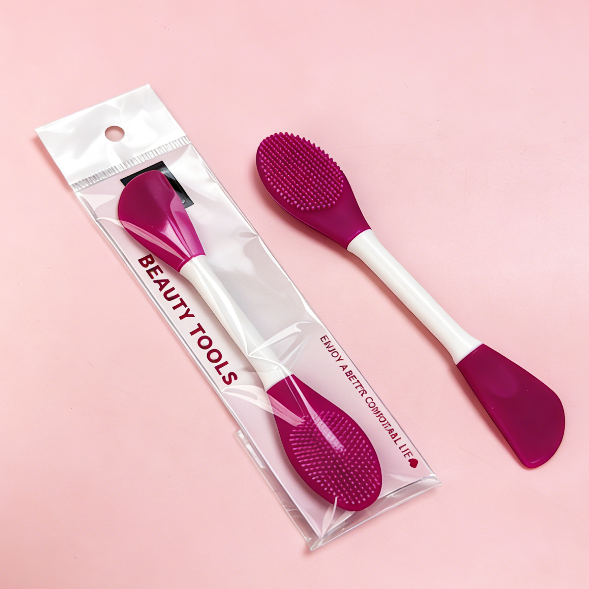 Dual-Ended Silicone Face Mask Brush