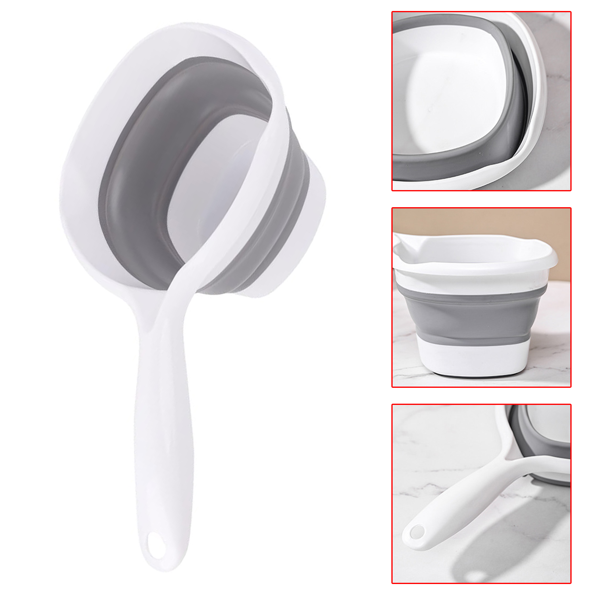 1L Collapsible Silicone Water Ladle