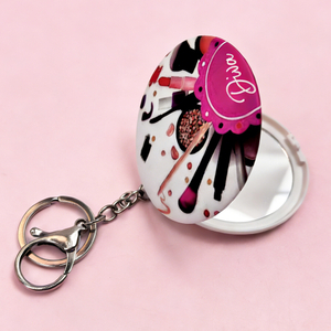 Diva Makeup Print Compact Mirror