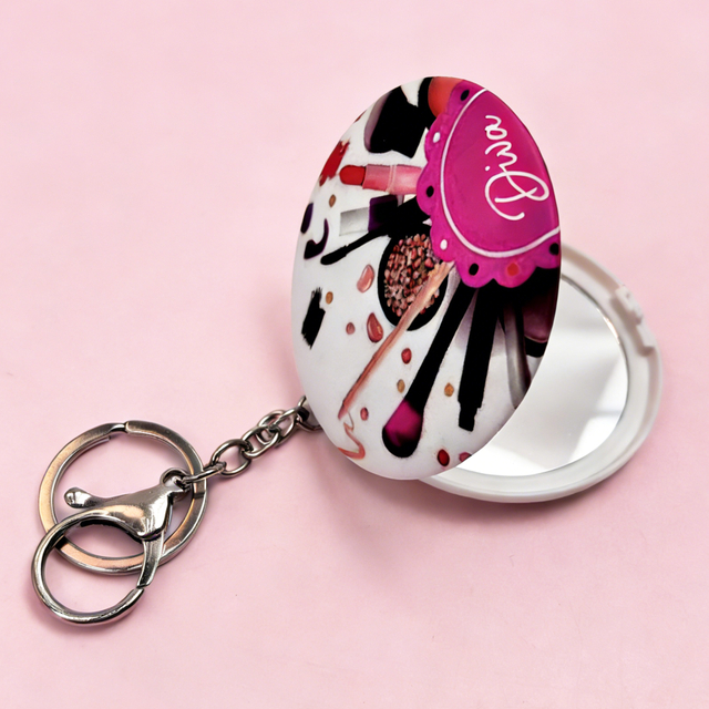 Diva Makeup Print Compact Mirror