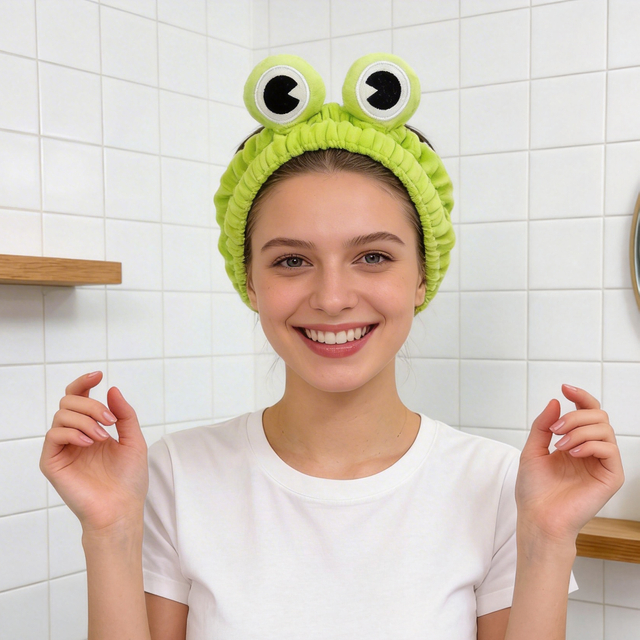 Green Frog Eye Spa Headband