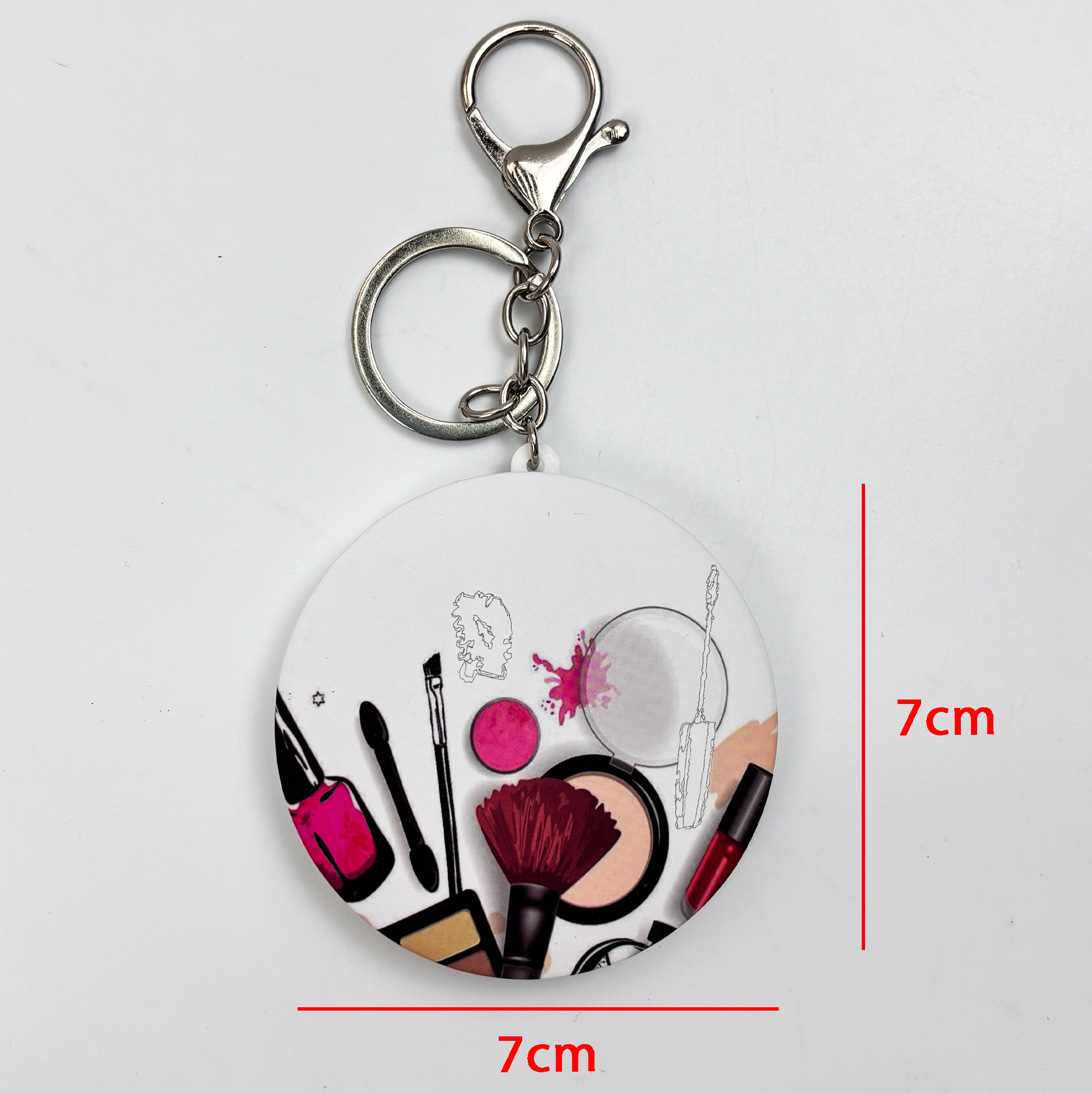 Makeup Tools Print Compact Mirror