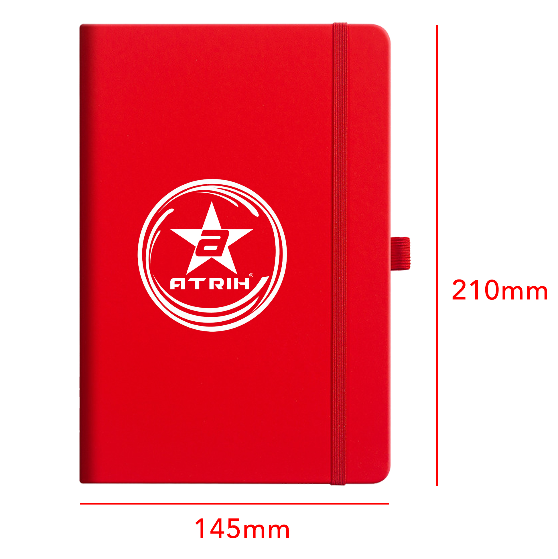 ATRIH Lined Journal Notebook with Pen Holder