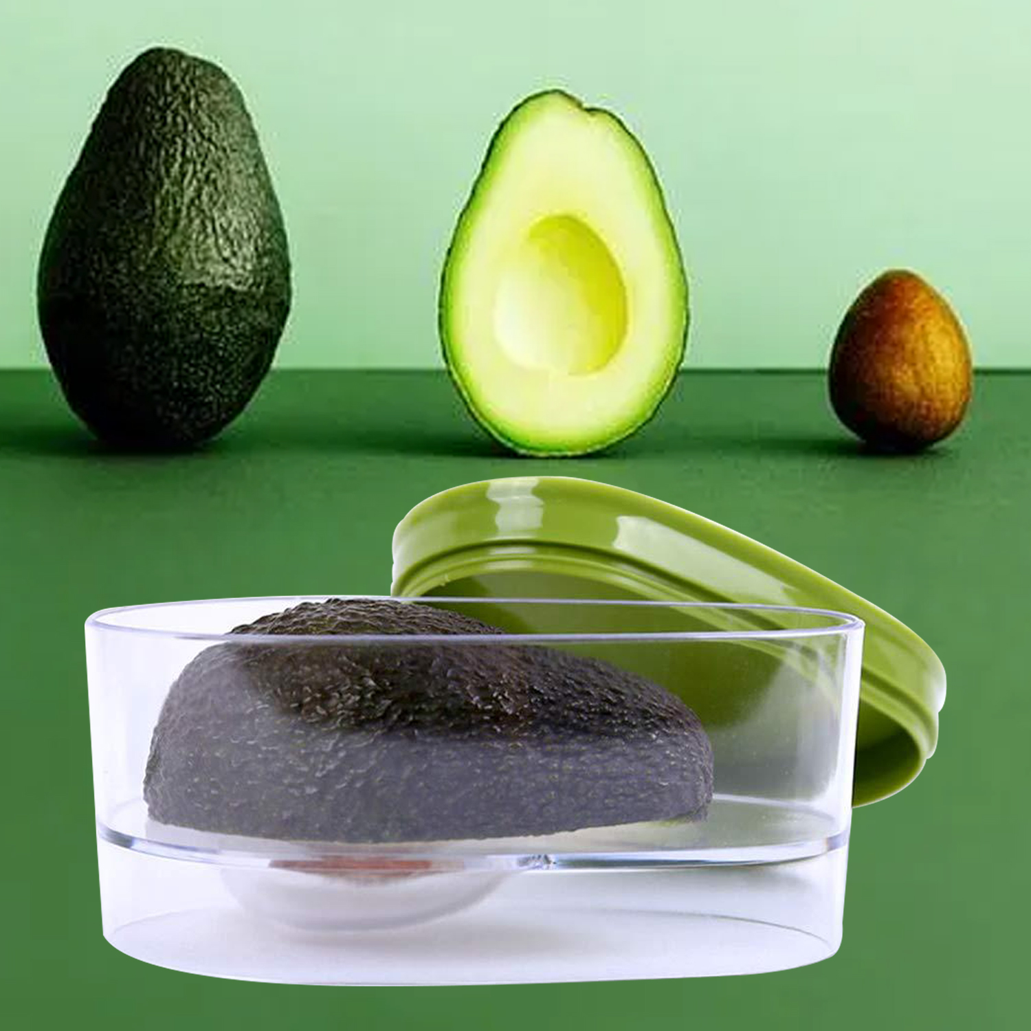 1PC Avocado Food Storage Box Reusable Avocado Saver Plastic Fruit Container for Kitchen Crisper Vegetable Organizer