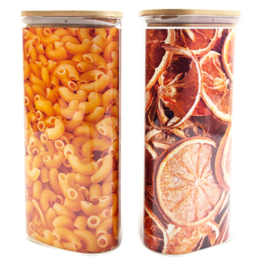 Eco-Friendly Bamboo-Lid Glass Jars