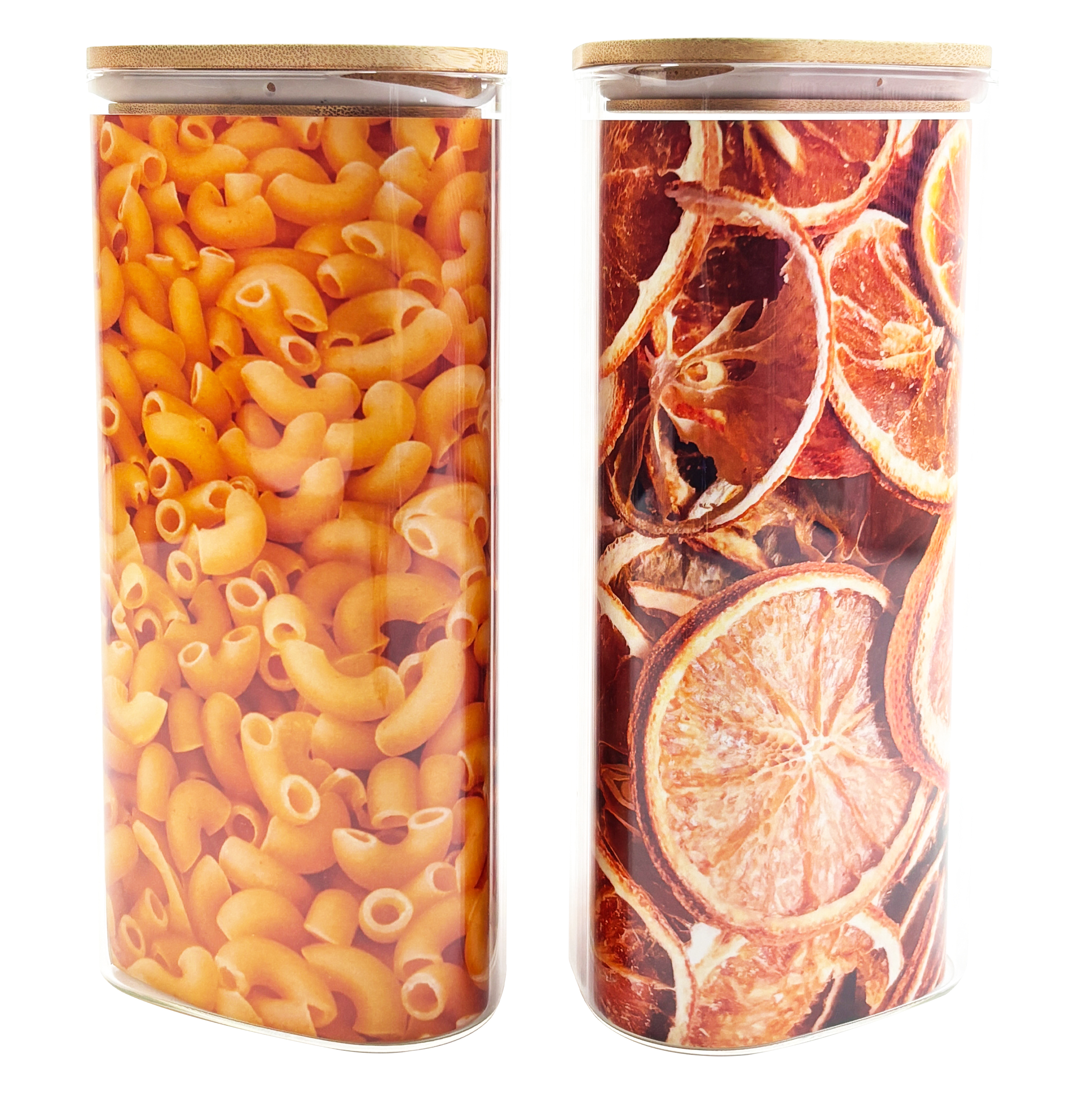 Eco-Friendly Bamboo-Lid Glass Jars