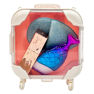 Women’s Suitcase-Shaped Cosmetic Travel Organizer