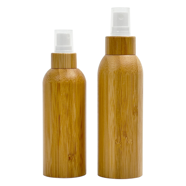 Refillable Bamboo Shell Spray Bottle
