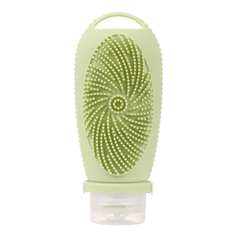 Silicone Travel Bottle with Soft Brush