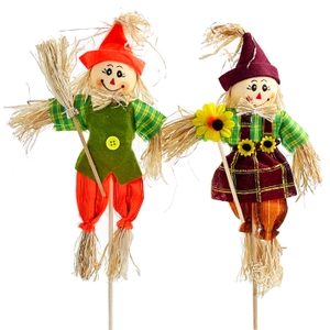 Mini Scarecrow Halloween Decorations