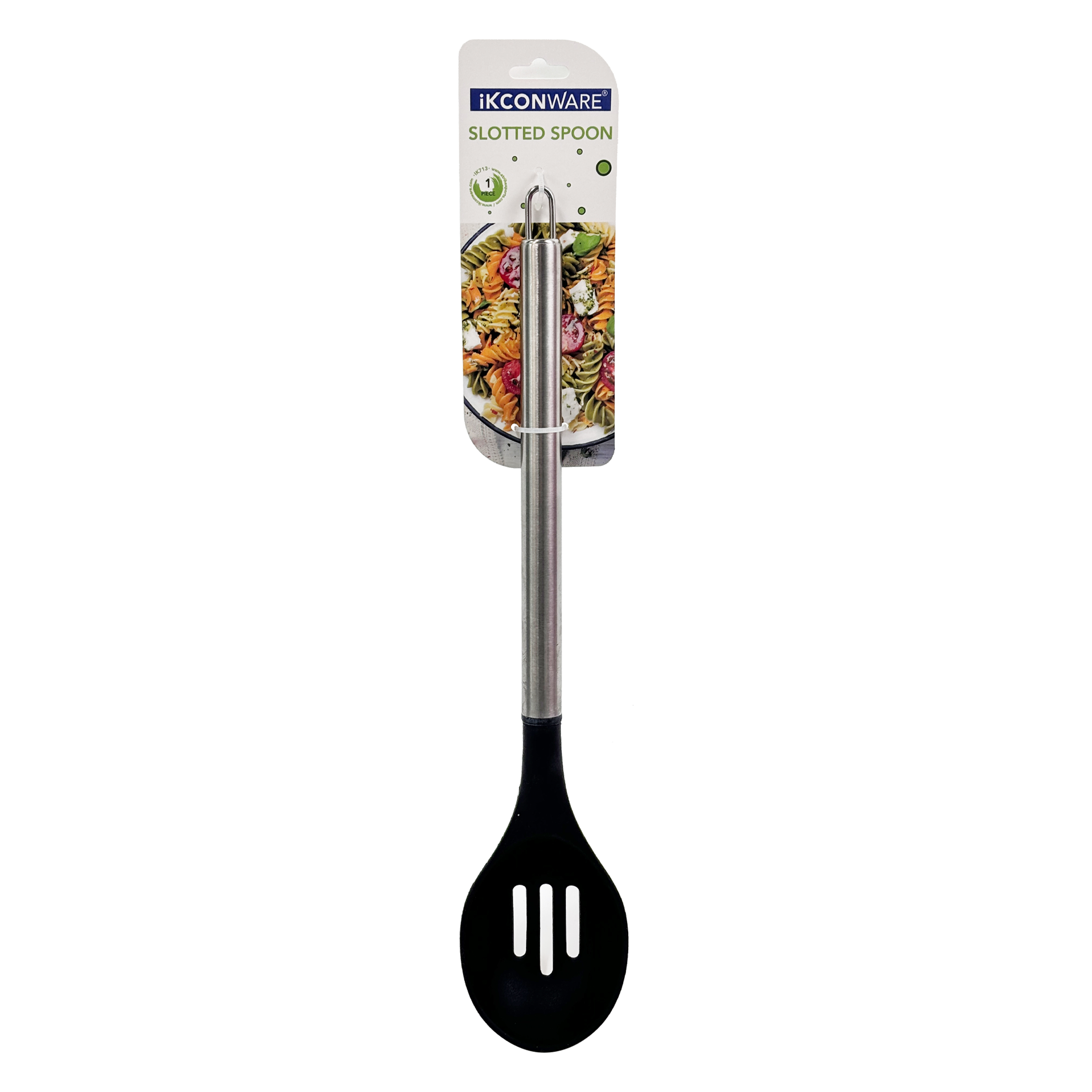 Stainless Steel Handle Silicone Slotted Spoon