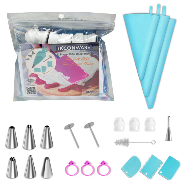 22-Piece Cake Baking Tools Set