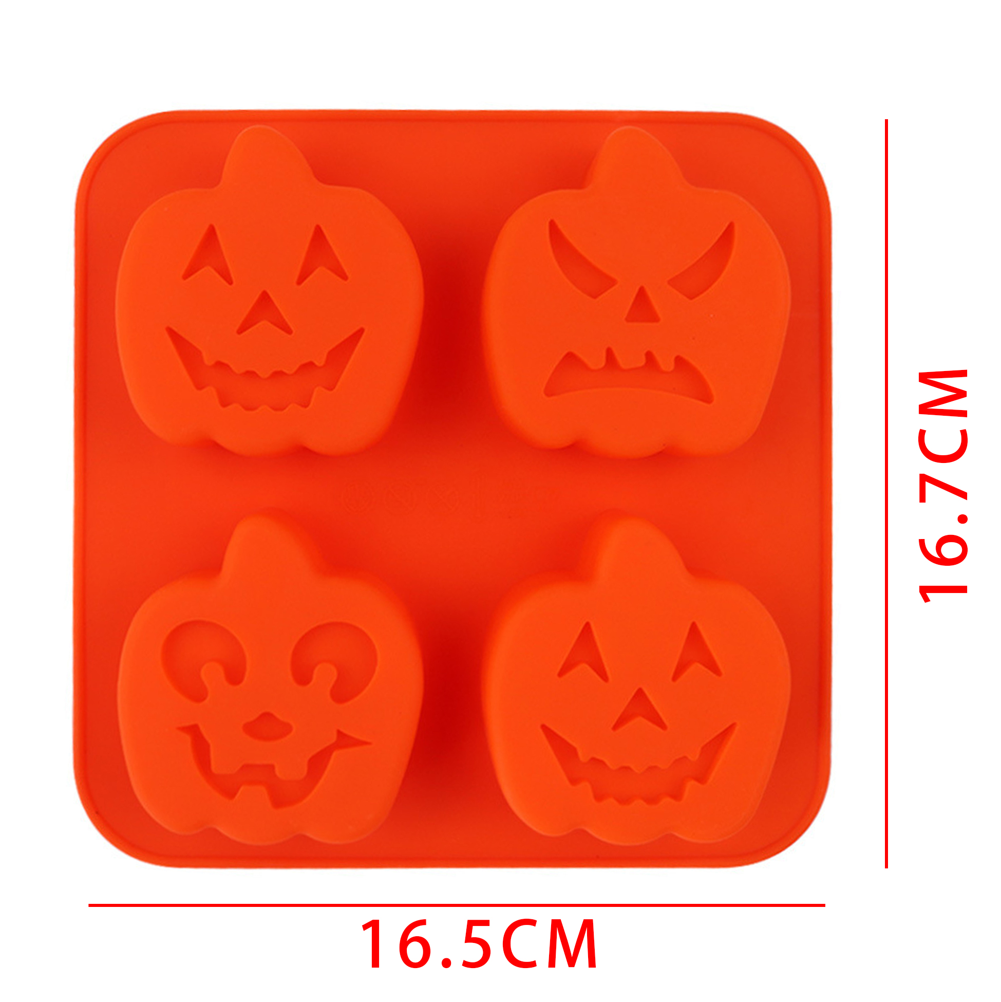 Halloween Pumpkin Shaped Silicone Molds