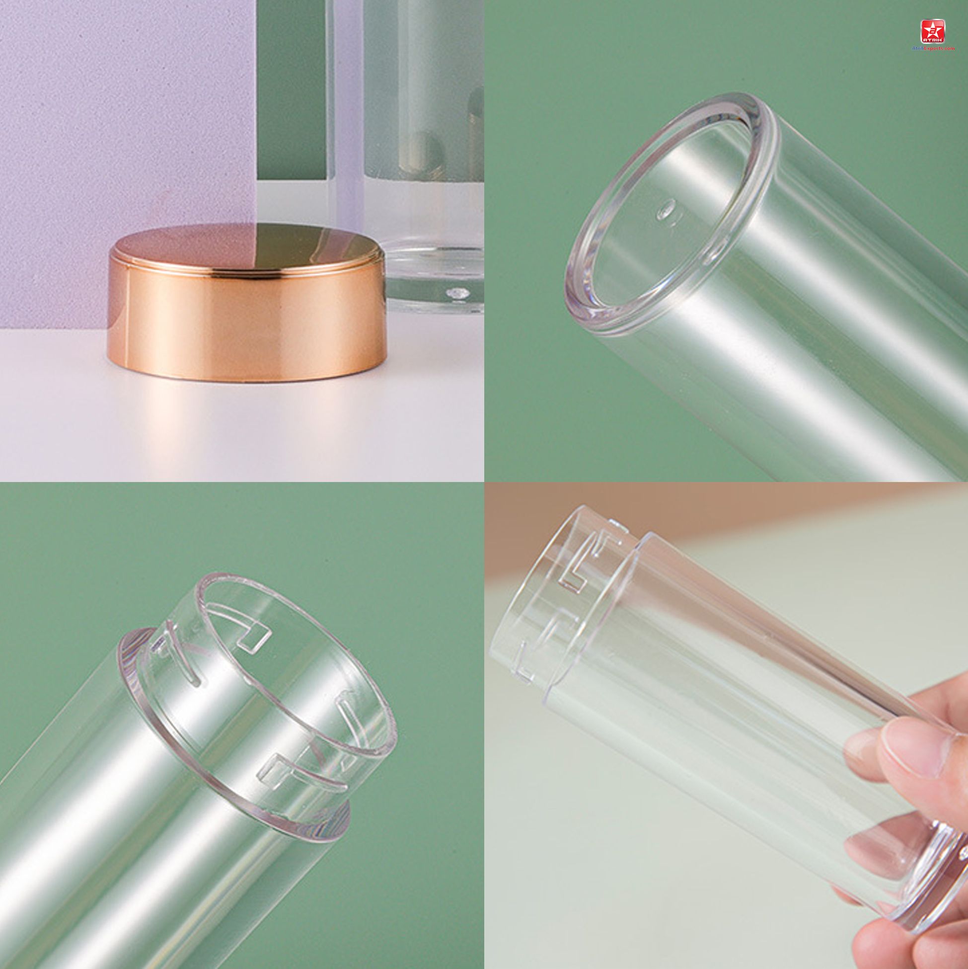 Transparent Plastic Capsule Container