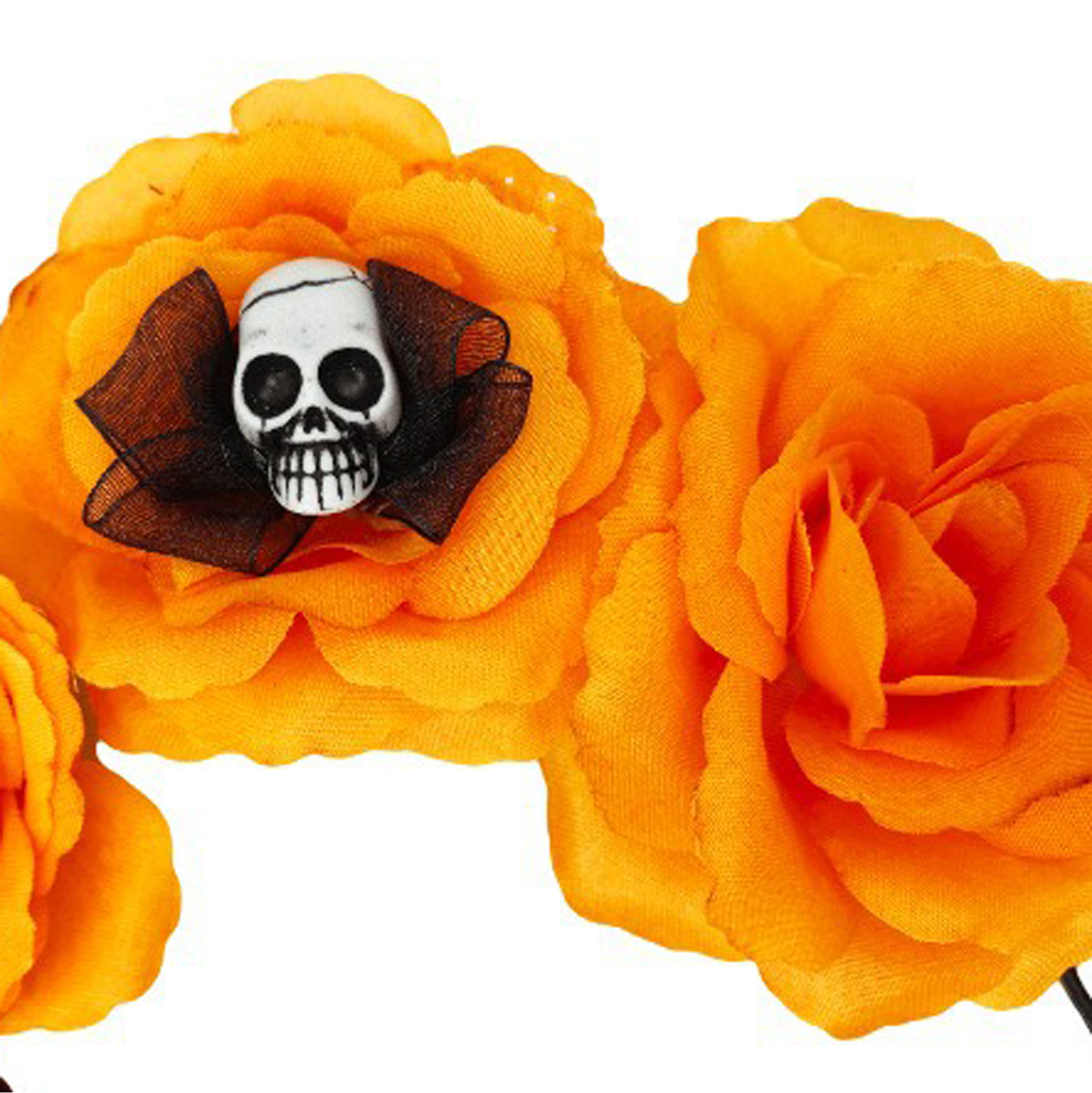 Skull Flower Headband for Halloween
