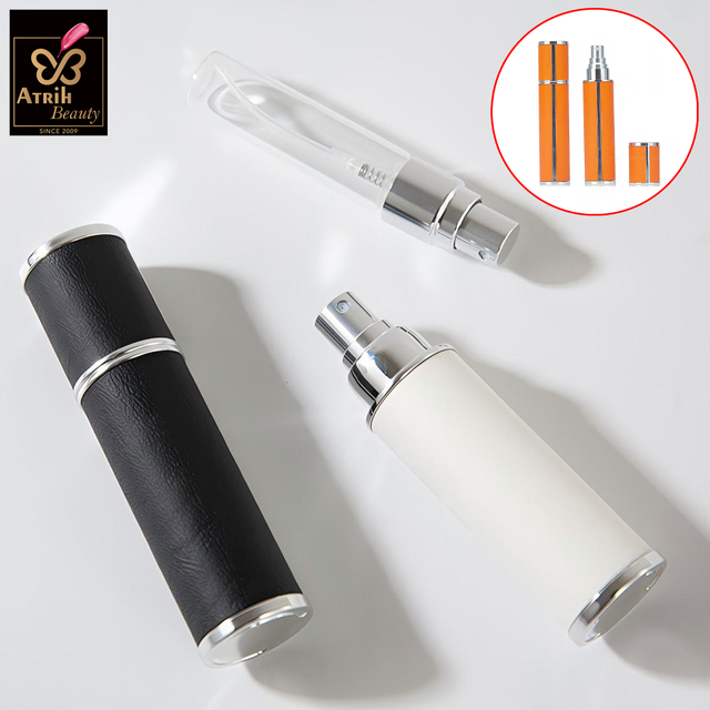 5ml Orange Leather Look Perfume Atomizer
