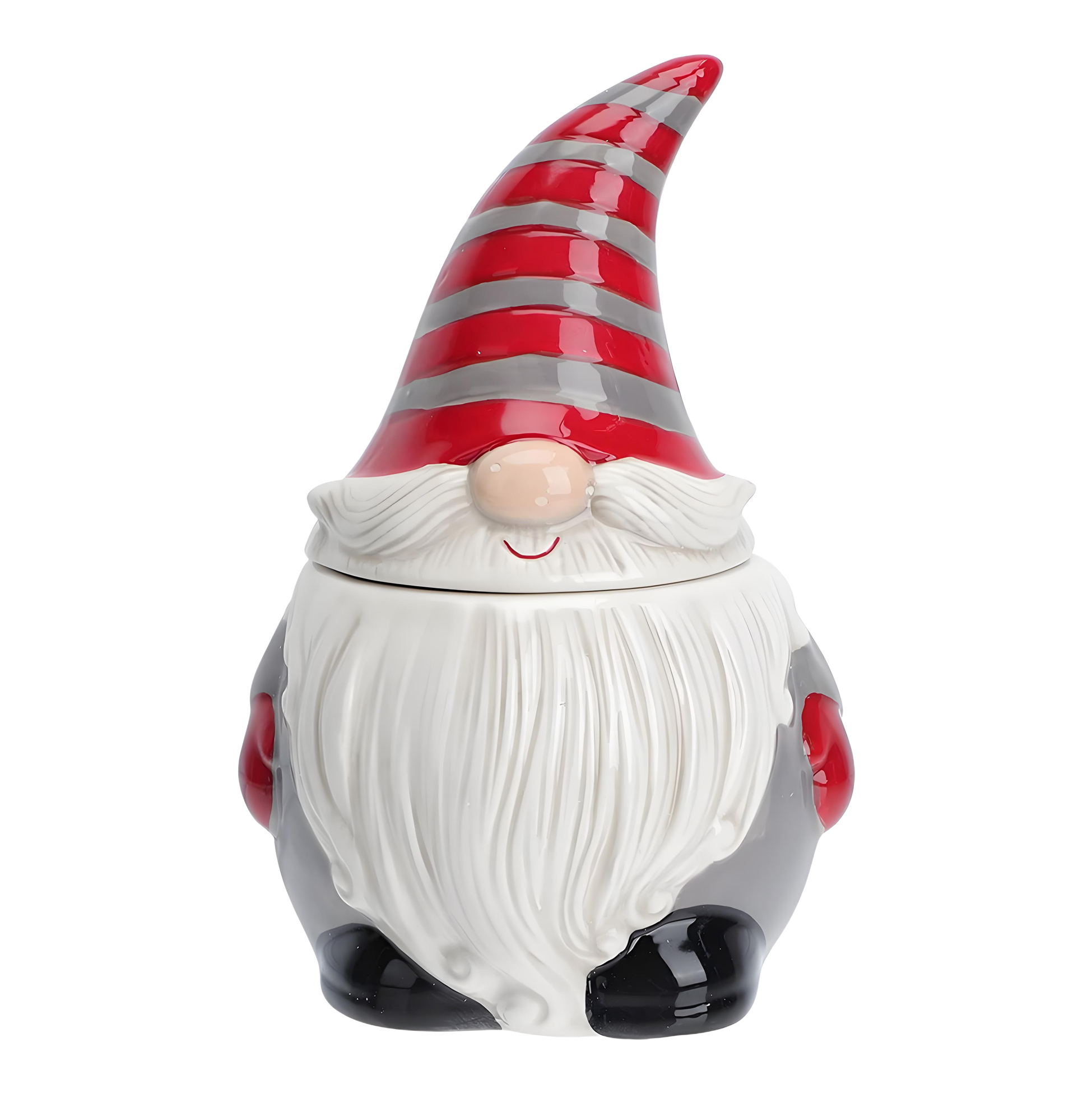 Christmas Themed Gnome Shaped Ceramic Kitchen Storage 