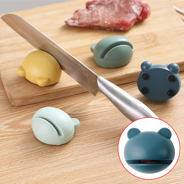 Cute Bear Shaped Kitchen Knife Sharpener 