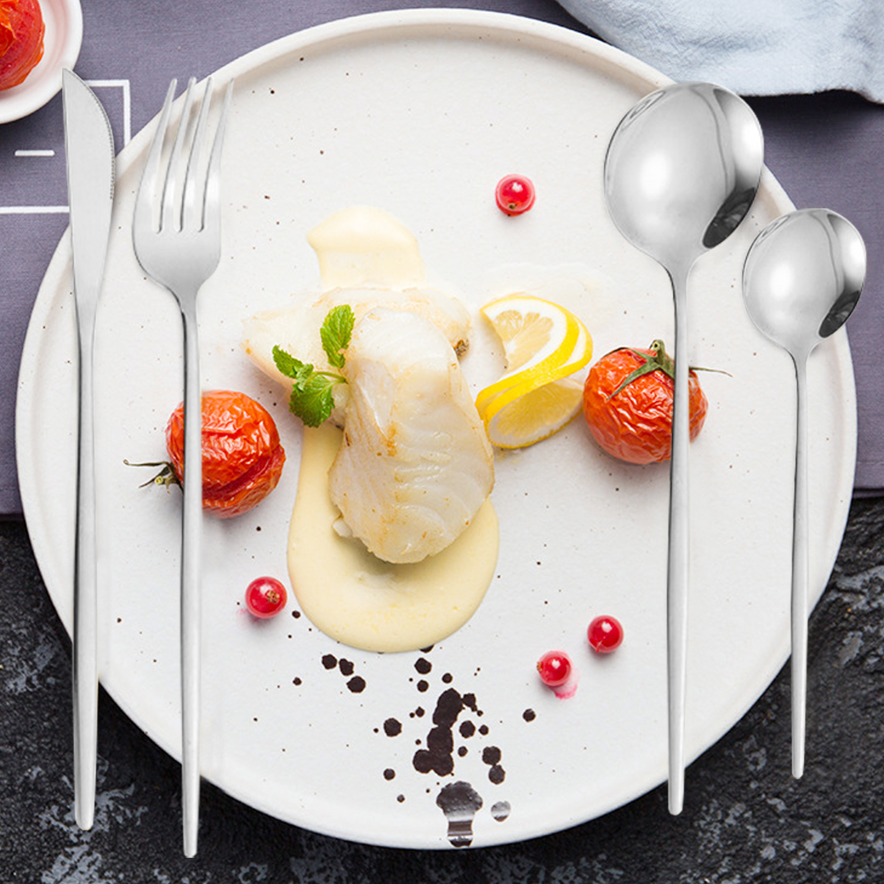 4-pcs Stainless Steel Cutlery Set