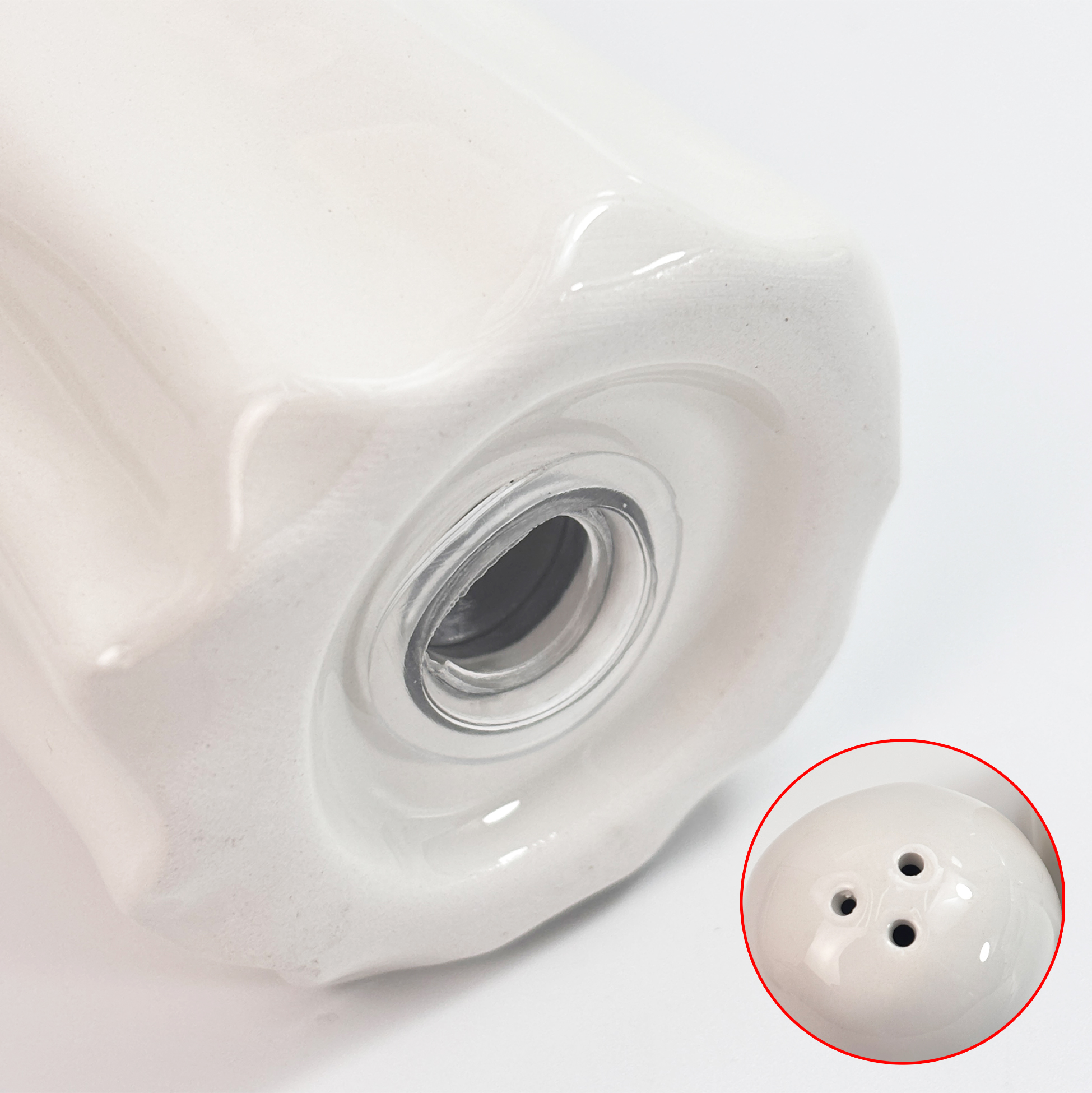 Ghost Shaped Ceramic Salt And Pepper Shakers 