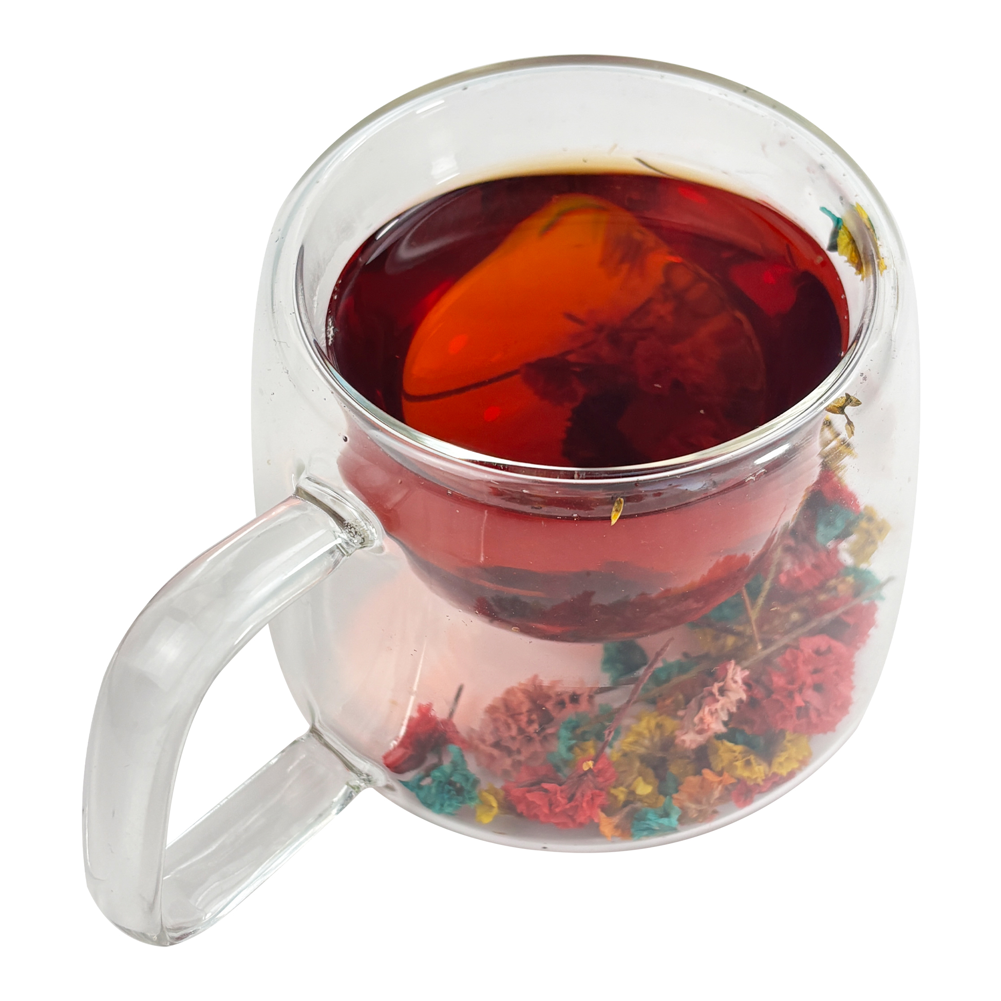 150ml Flower Double Wall Coffee Mugs