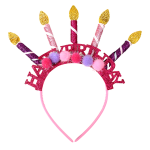Happy Birthday Candle Headband