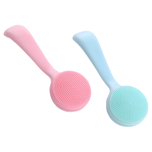 Long Handle Silicone Facial Cleansing Brush