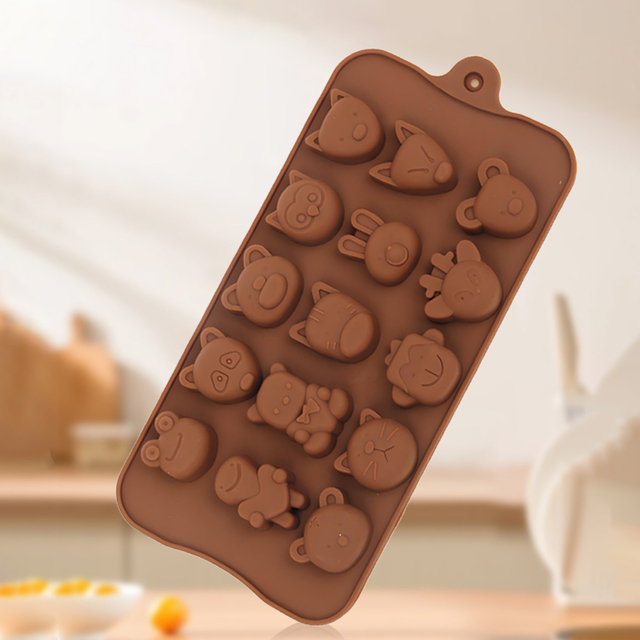 Silicone Animal Shaped Ice Cube Mold