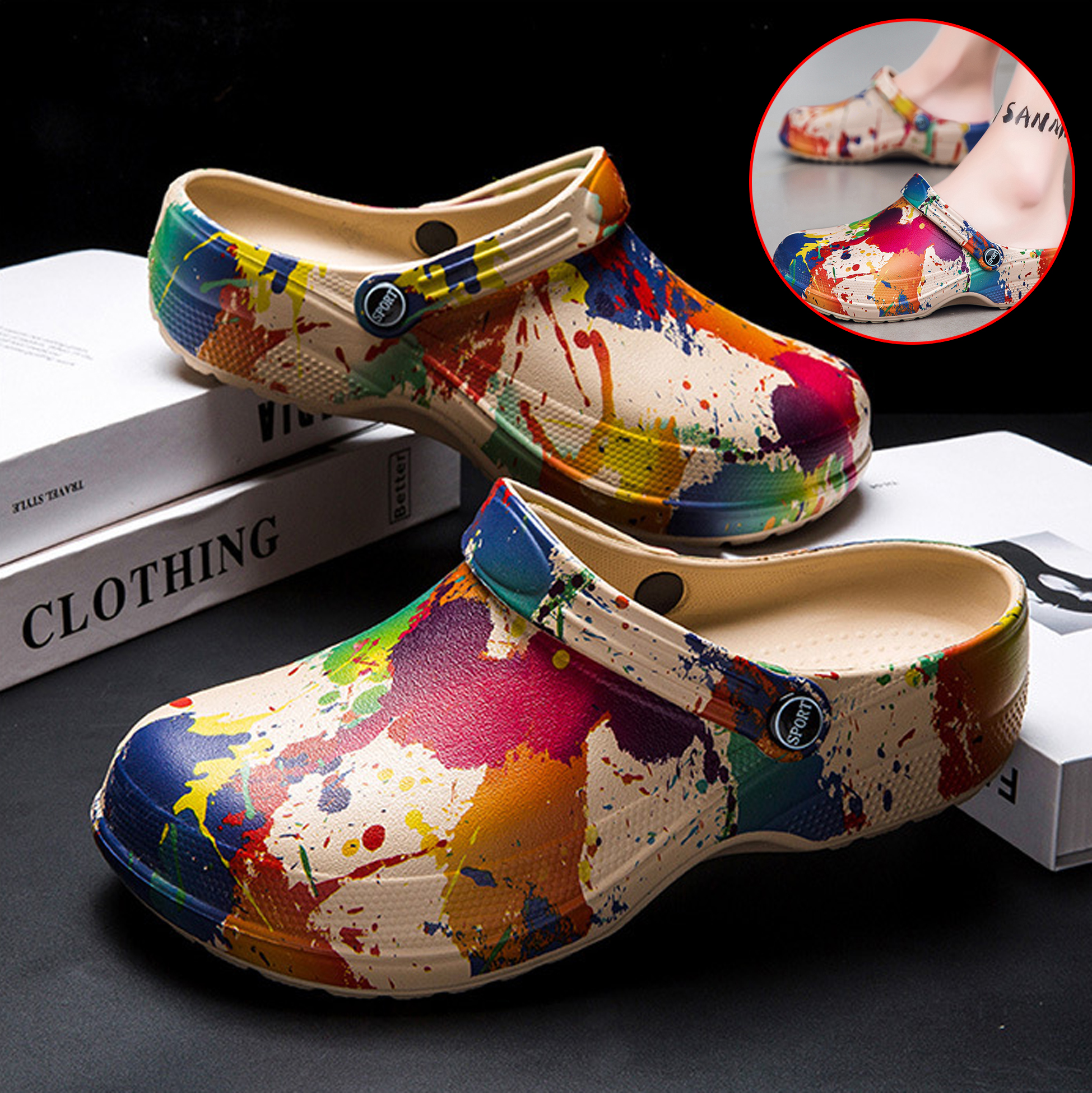 EVA Splatter Clogs 