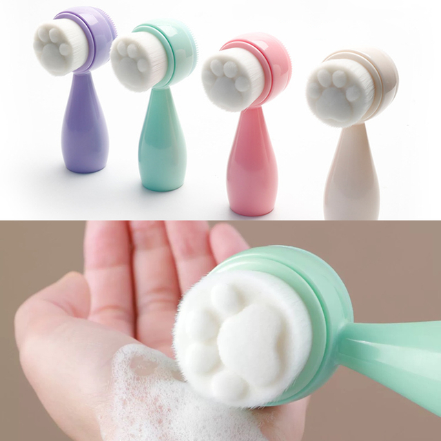 Paw Shaped Facial Cleansing Brush Set