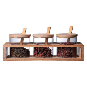 Kitchen 3-Piece Seasoning Containers