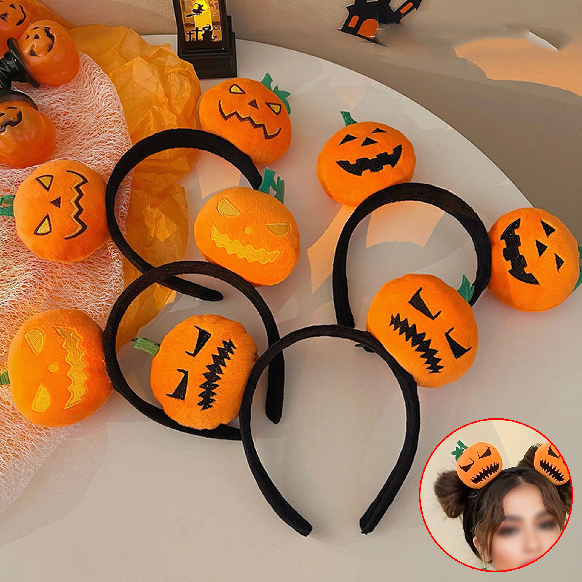 Halloween Pumpkin Headband