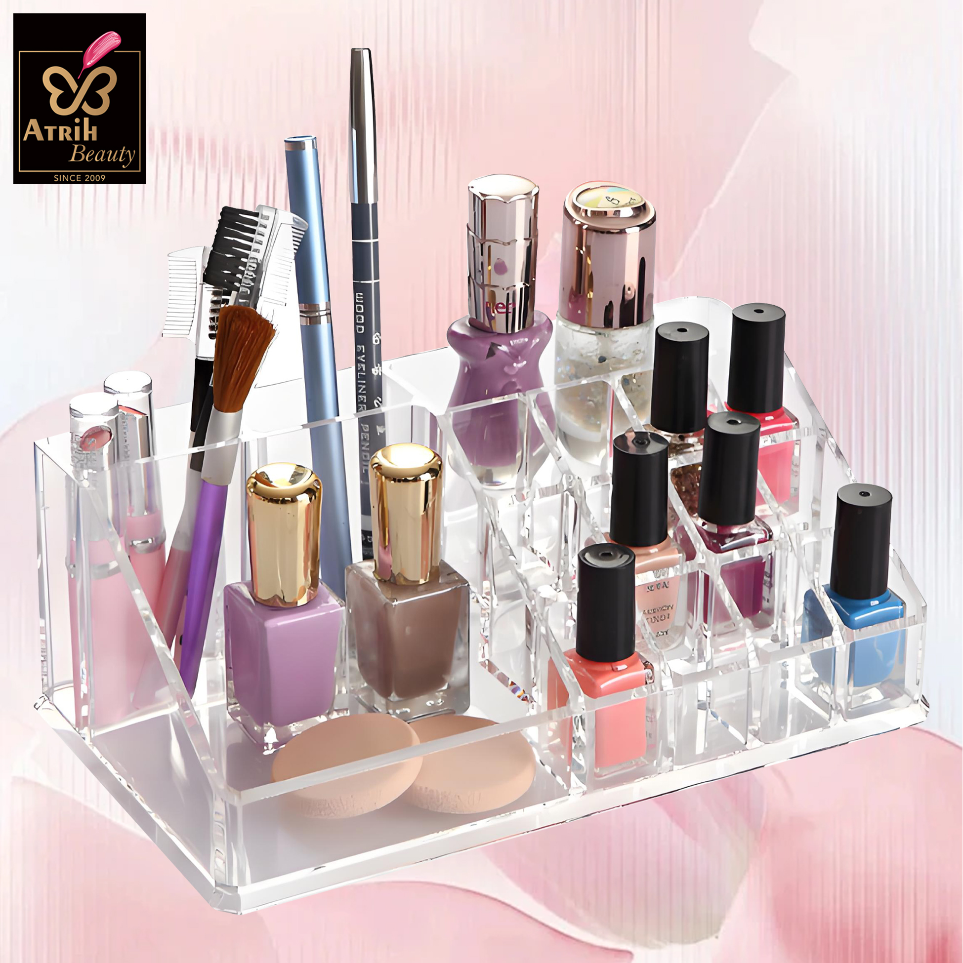 Clear Plastic Cosmetic Organizer