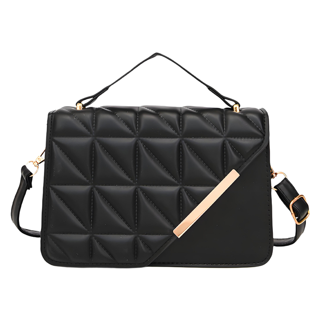 PU Leather Quilted Handbag