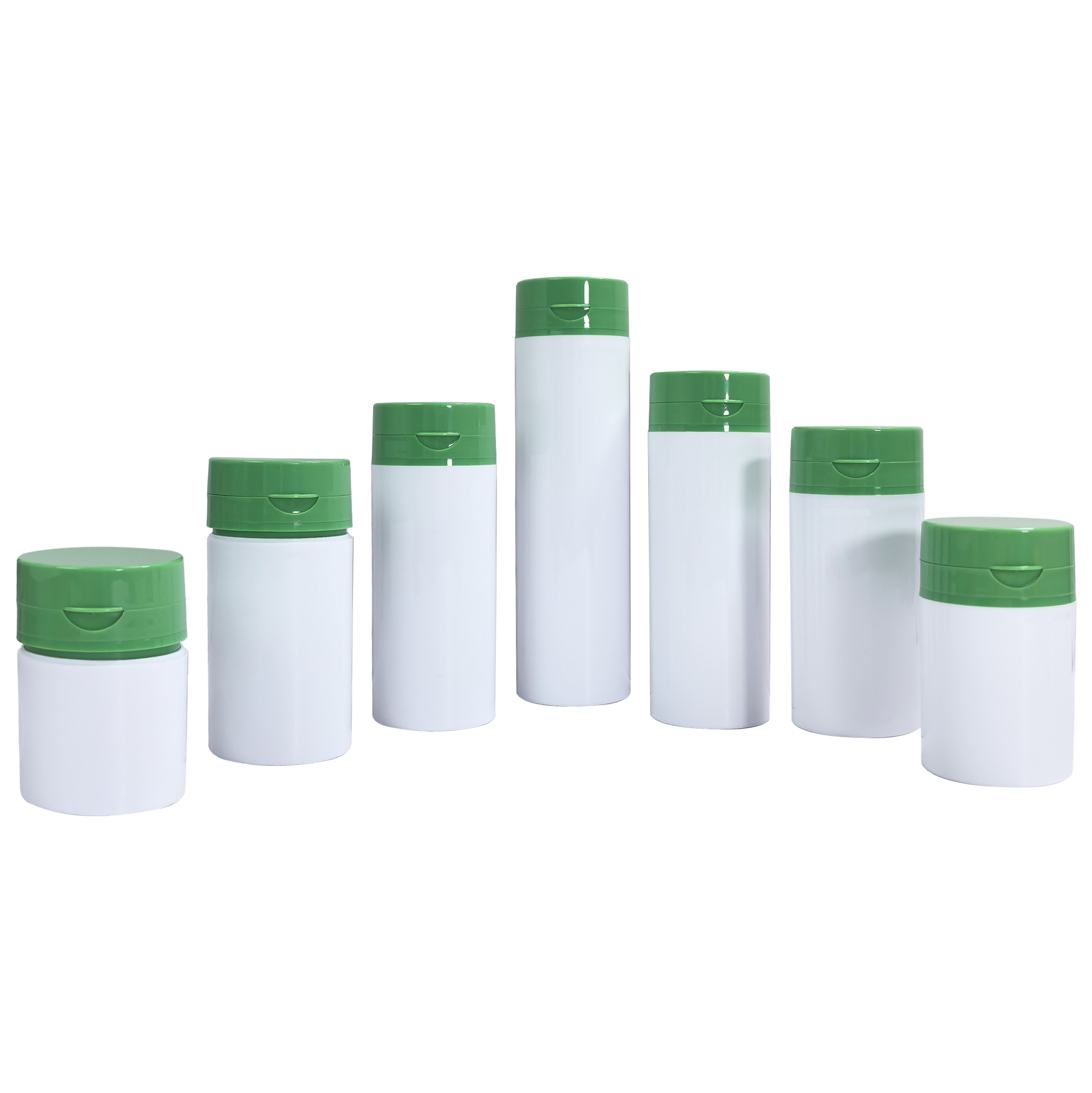 White Skin Care Airless Lotion Containers