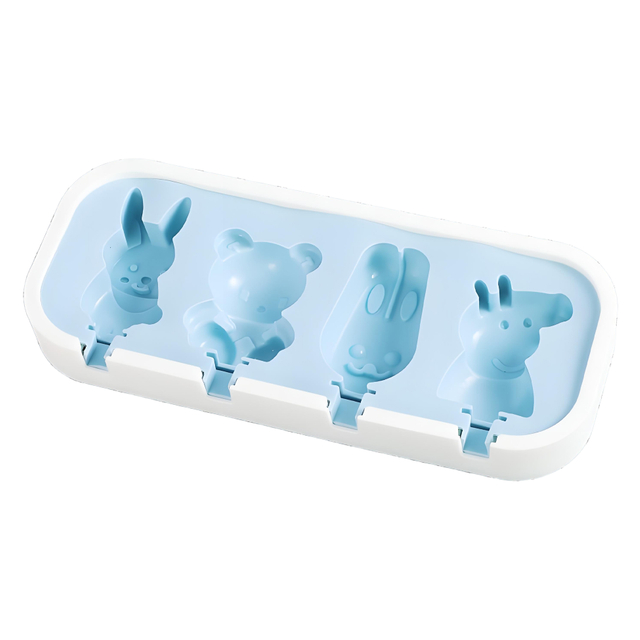 Cartoon Shaped Ice Cube & Popsicle Mold