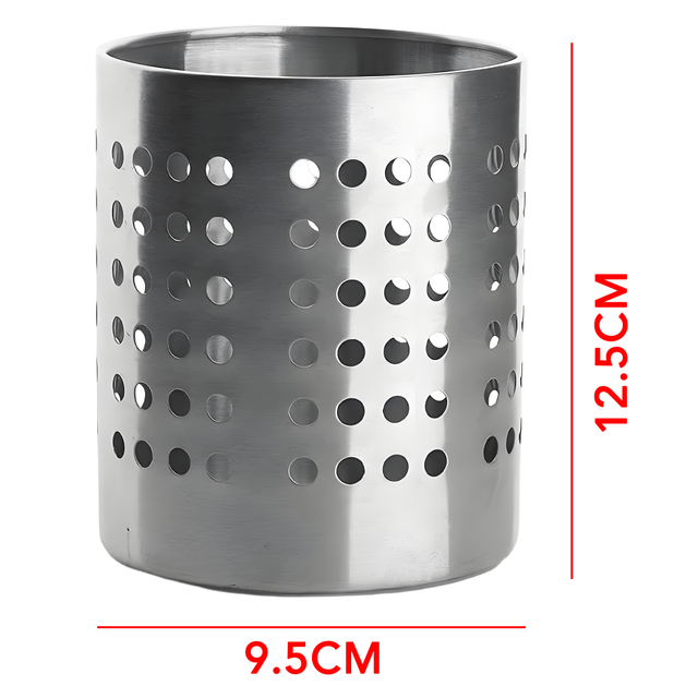Stainless Steel Perforated Utensil Drainer