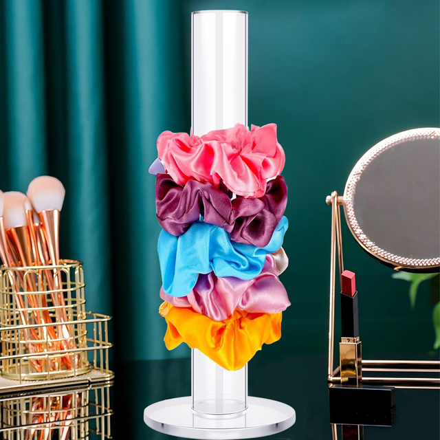 Clear Acrylic Scrunchie Organizer Stand